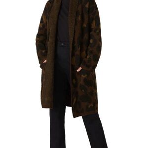 Joe's Jeans Brown Leopard Teddy Jacket